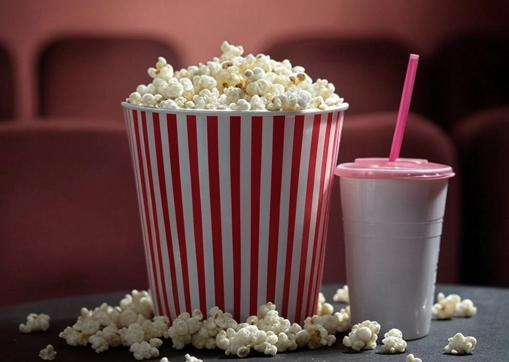 Pop Corn and soda for a movie night