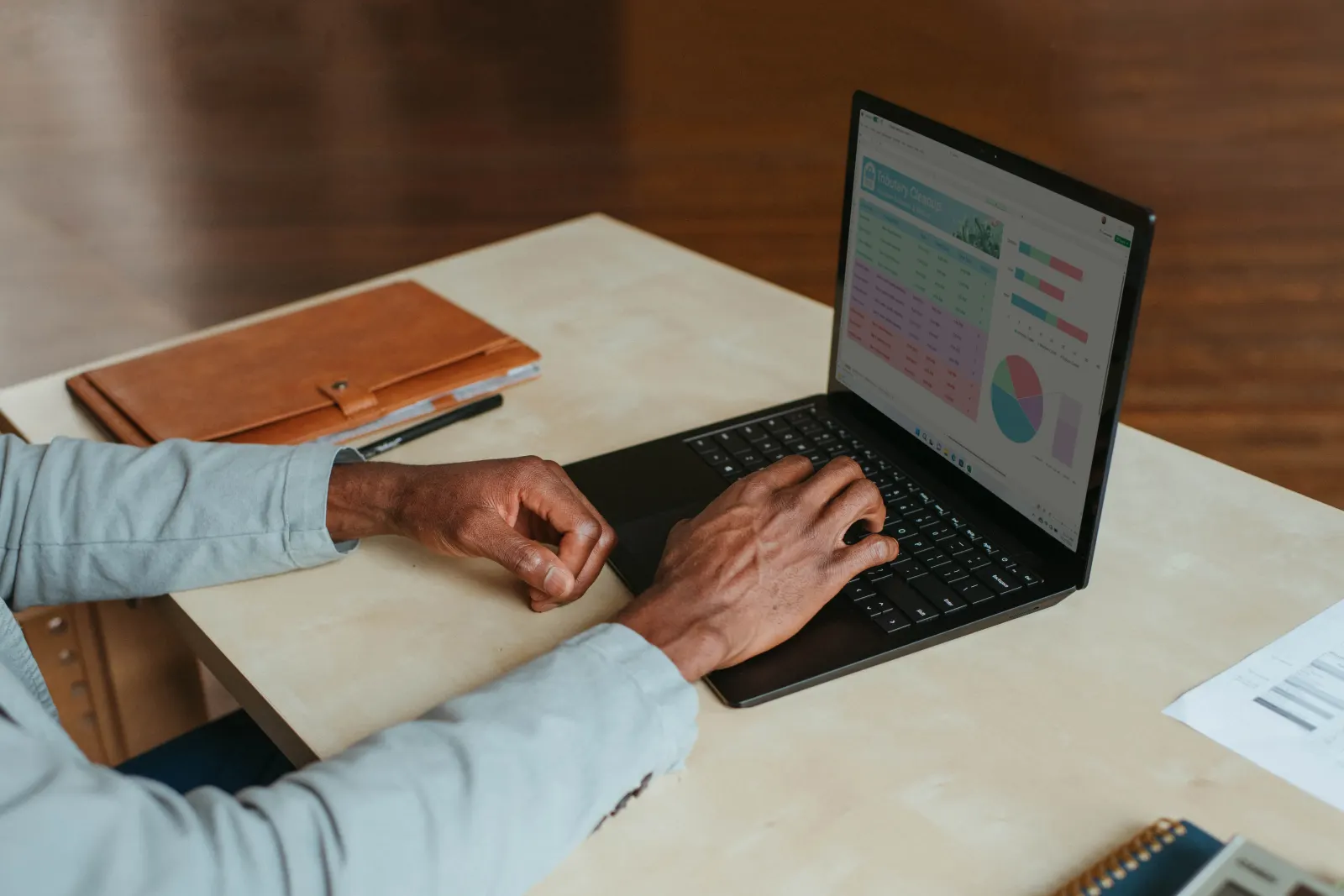 Making a budget with the computer