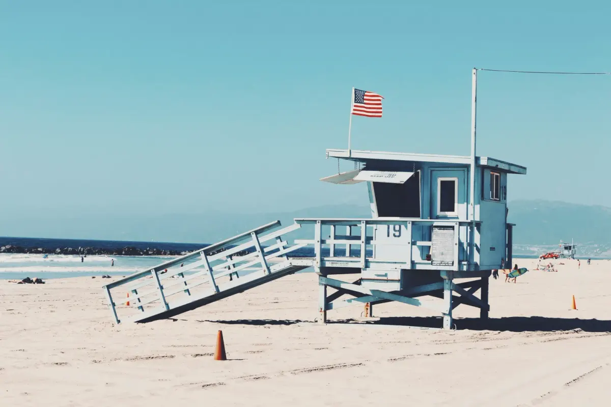 Lifeguarding cabin for the summer