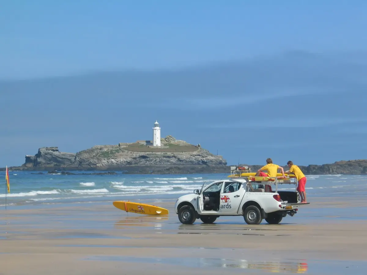 Lifeguarding summer job at the beach